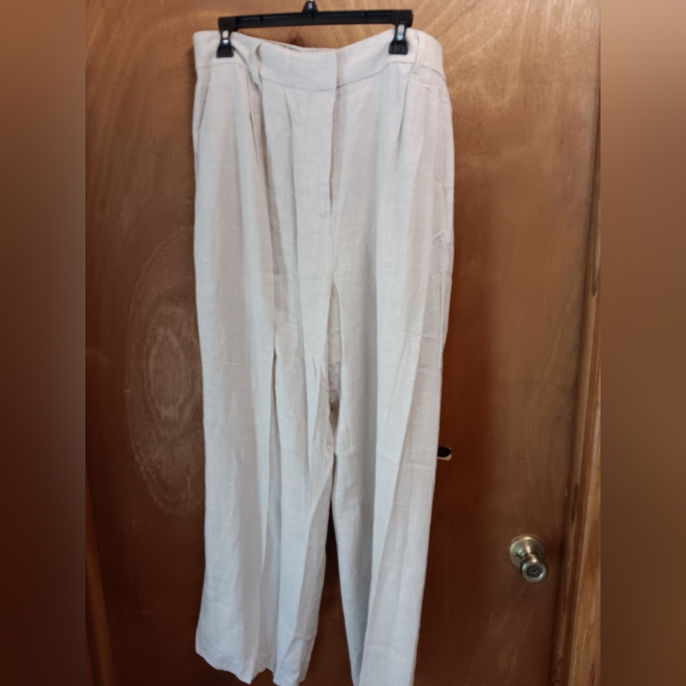 Blue Sol Elegant Cream Women's Pants